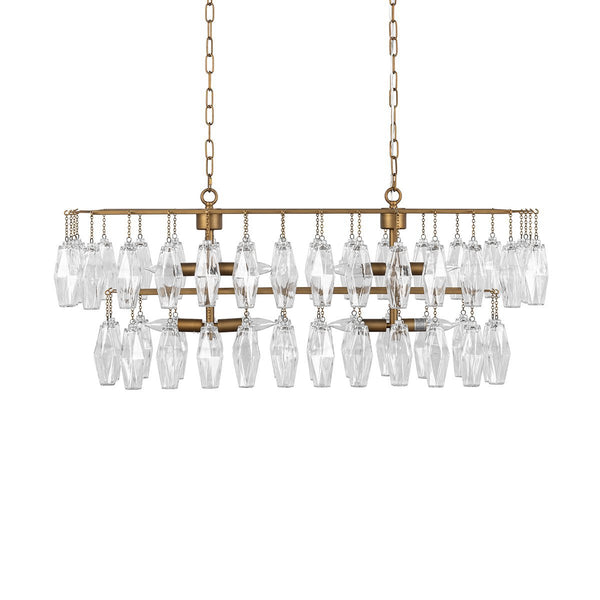 Tressia Chandelier Brass