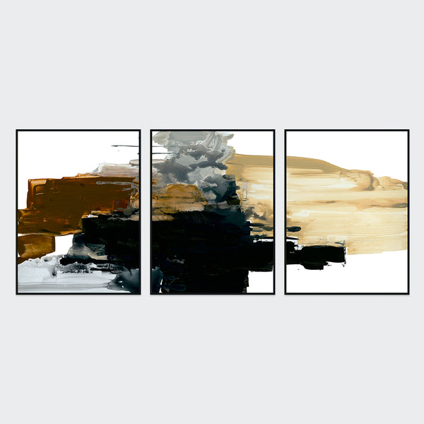 Maverick Painting Triptych by Buddy Whitlock