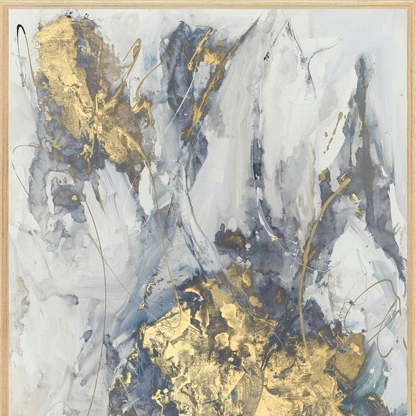 Aqua Gold Painting by Buddy Whitlock