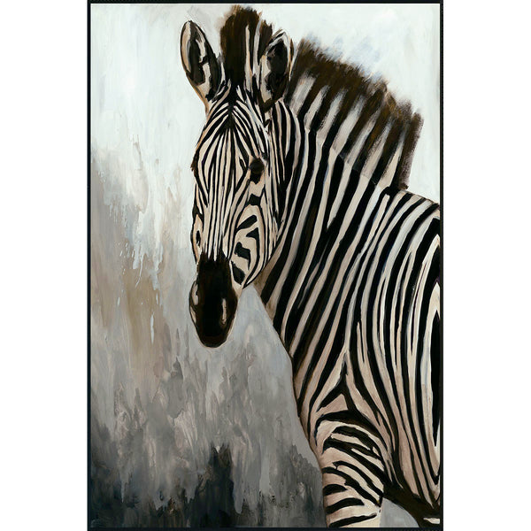 Zebra Painting 48x72 by Buddy Whitlock