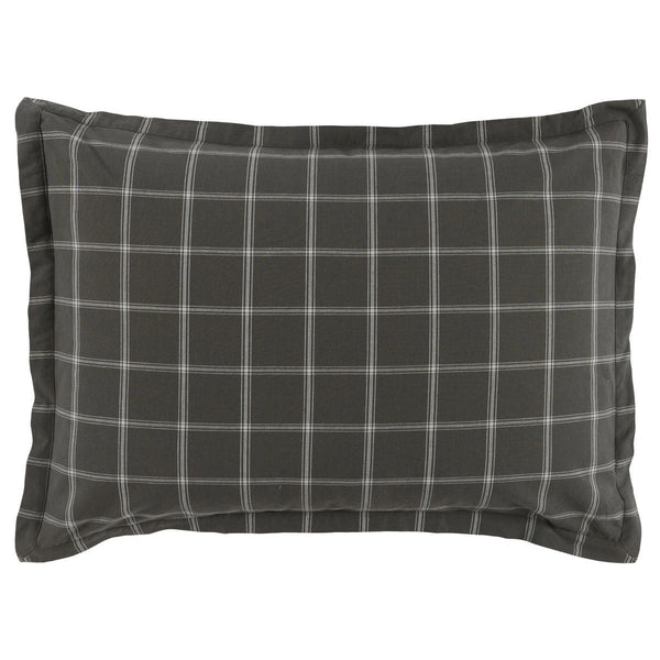 Hudson Plaid Gray Duvet Collection